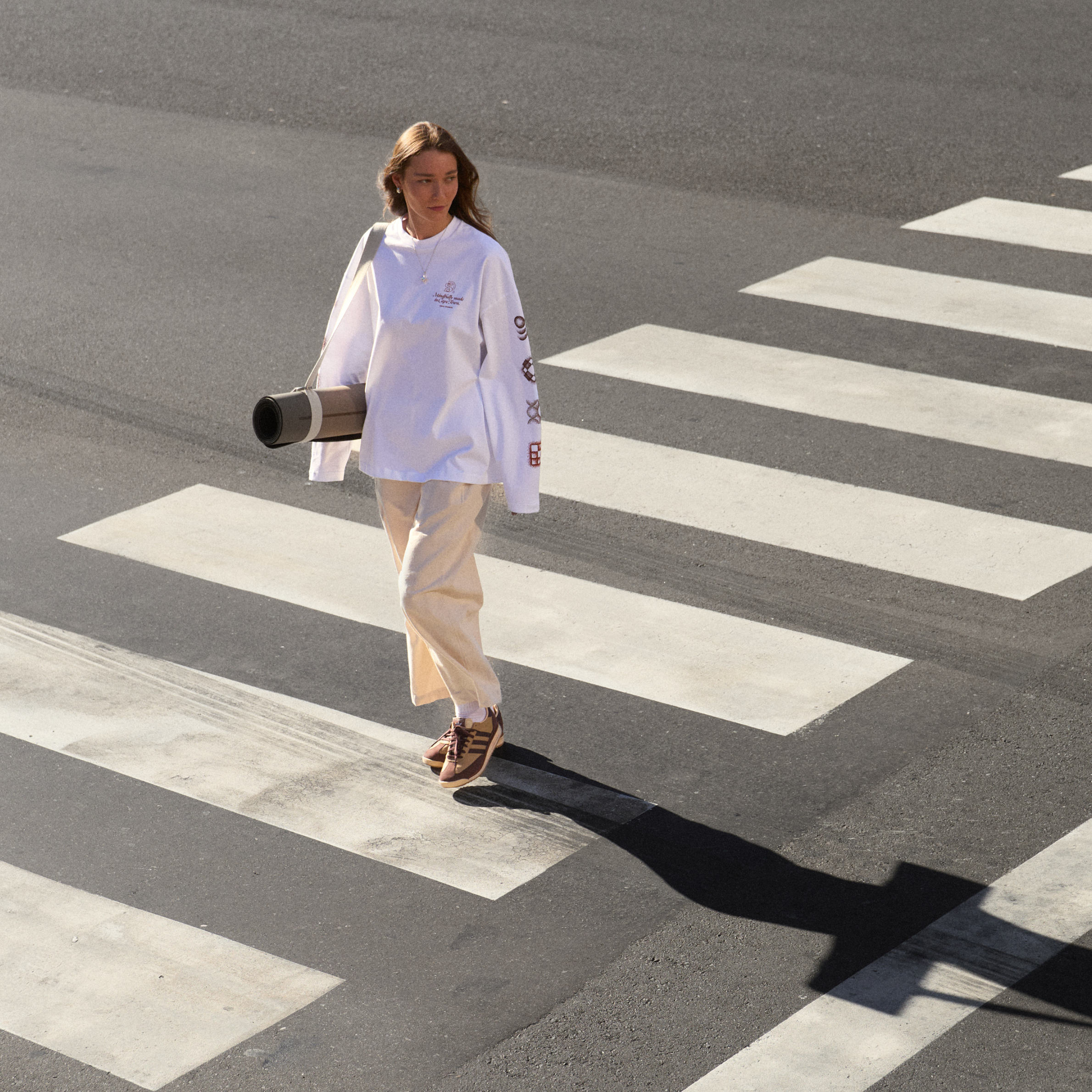 Yoga strap + mat carrier ~ Natural