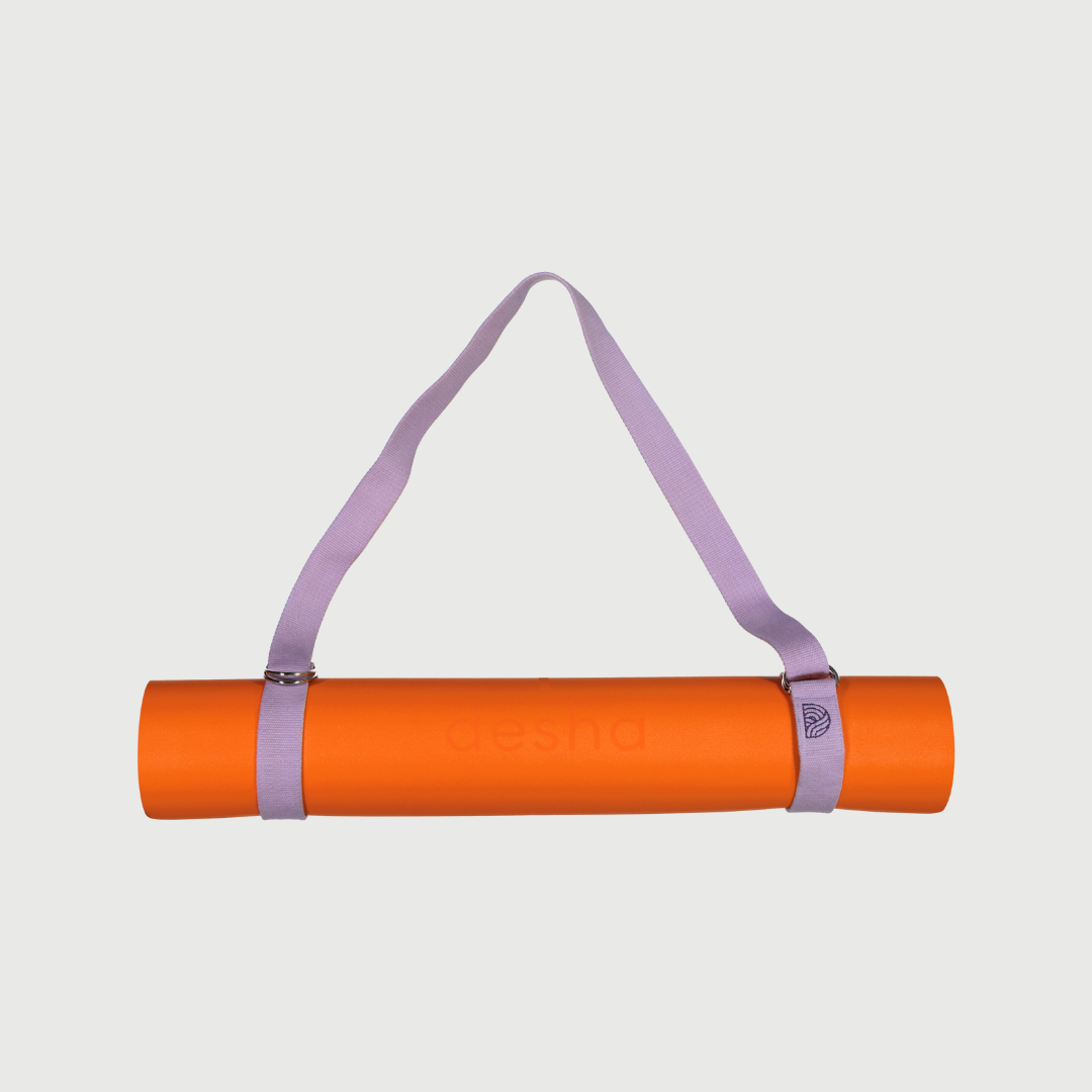Yoga strap + Mat carrier ~ Lilac