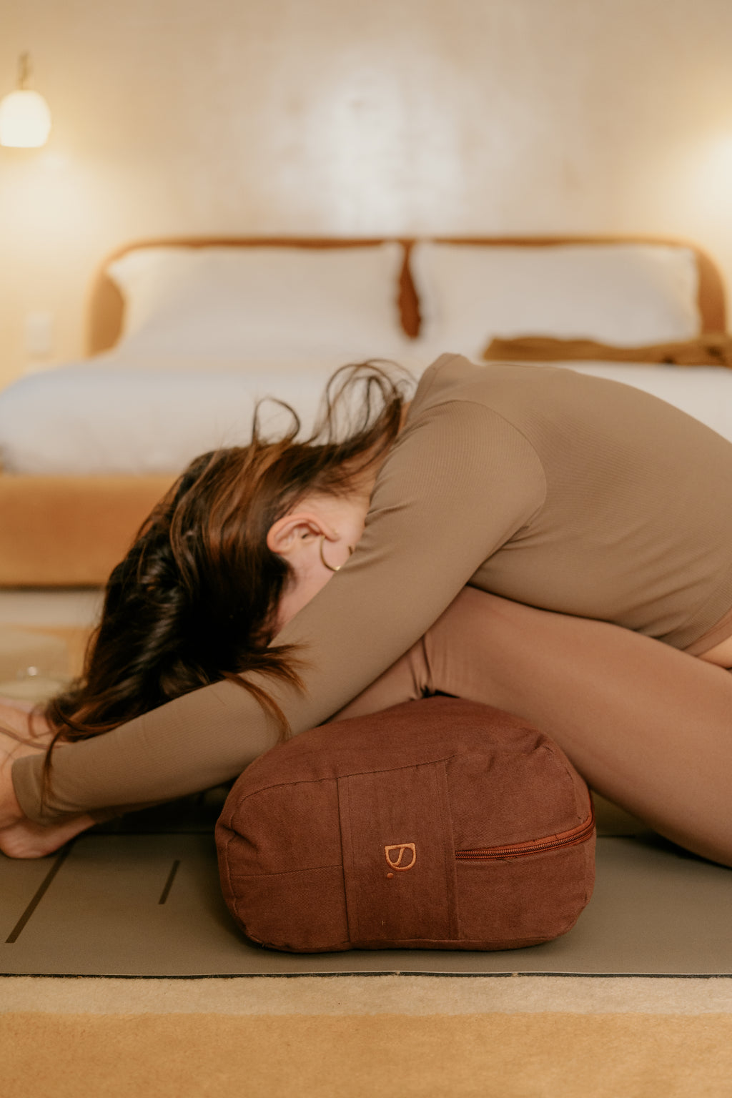 Yoga bolster  |  rectangle ~ Olive