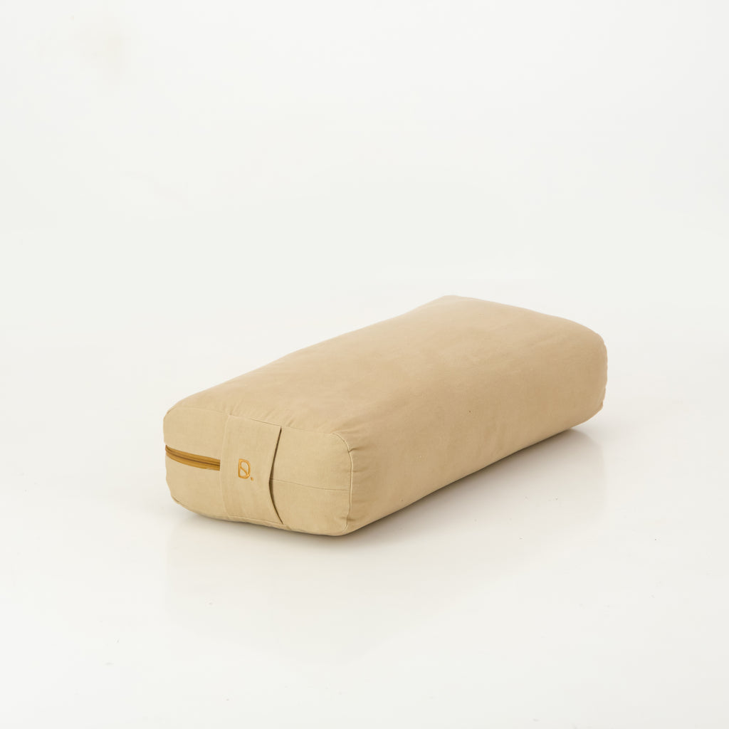 Yoga bolster  |  rectangle ~ Biscuit