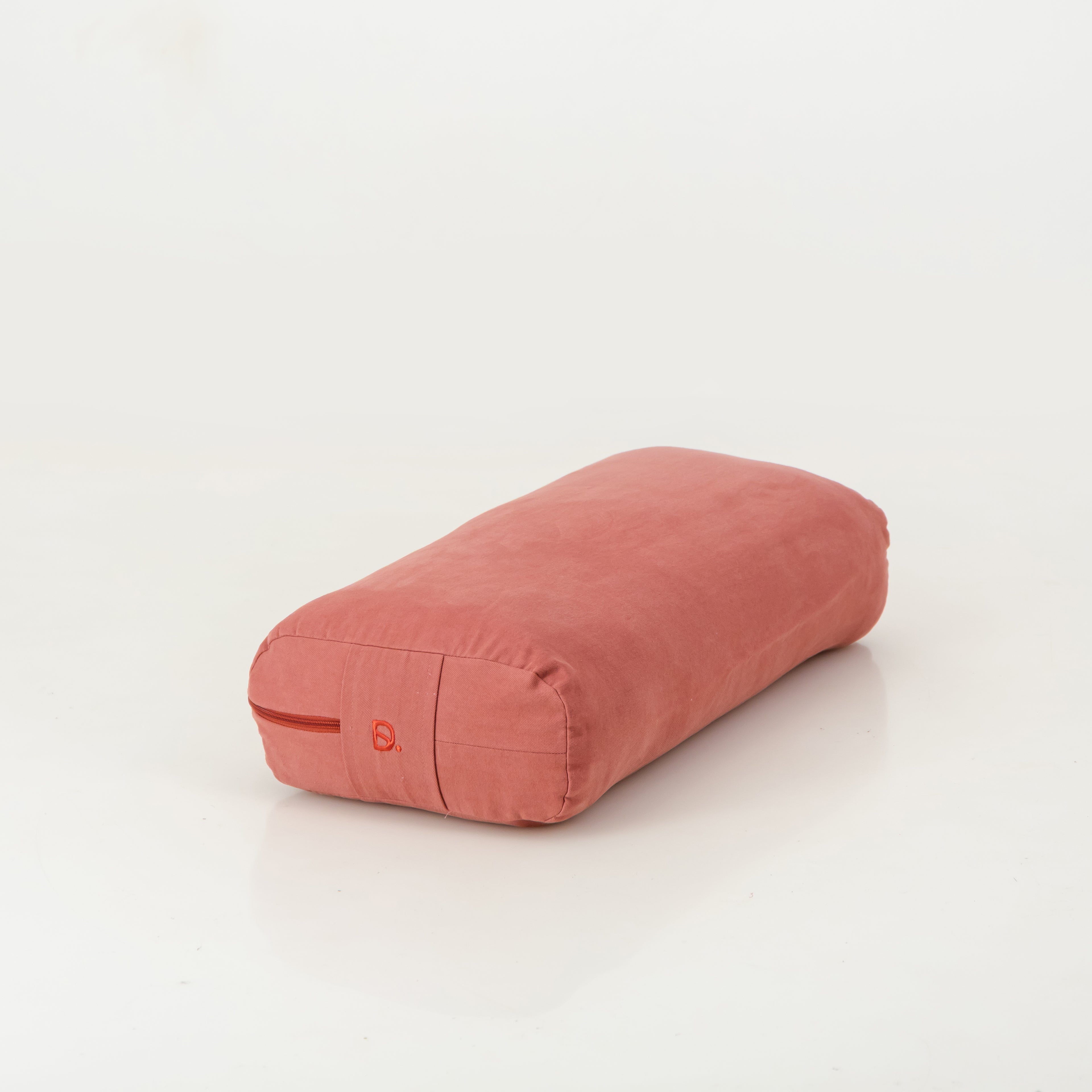 Yoga bolster  |  rectangle ~ Rose clay