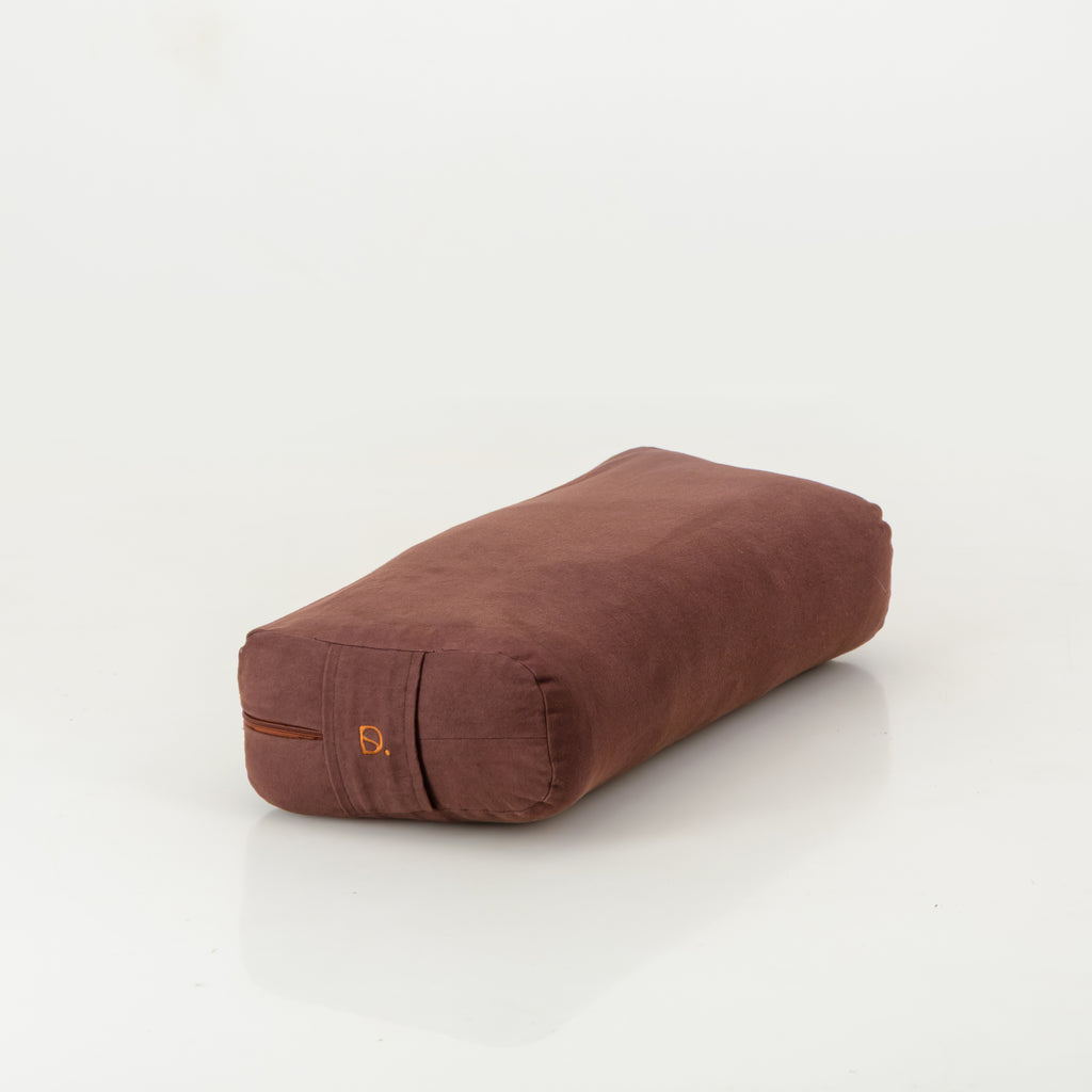 Yoga bolster  |  Rectangle ~ Chocolate