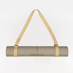 Yoga strap + mat carrier - Biscuit