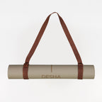 Yoga strap + mat carrier ~ Chocolate