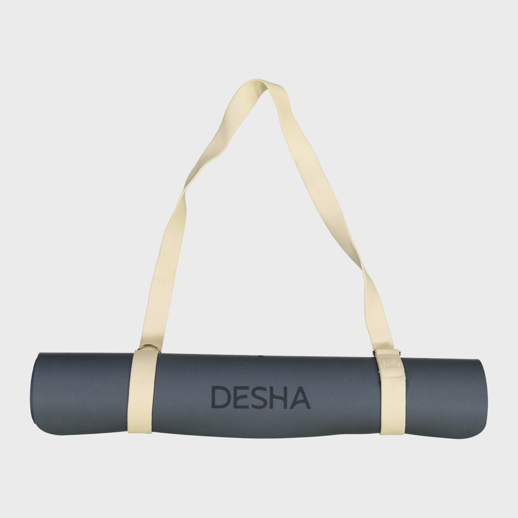 Yoga strap + mat carrier - Butter