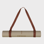 Yoga strap + mat carrier ~ Chocolate