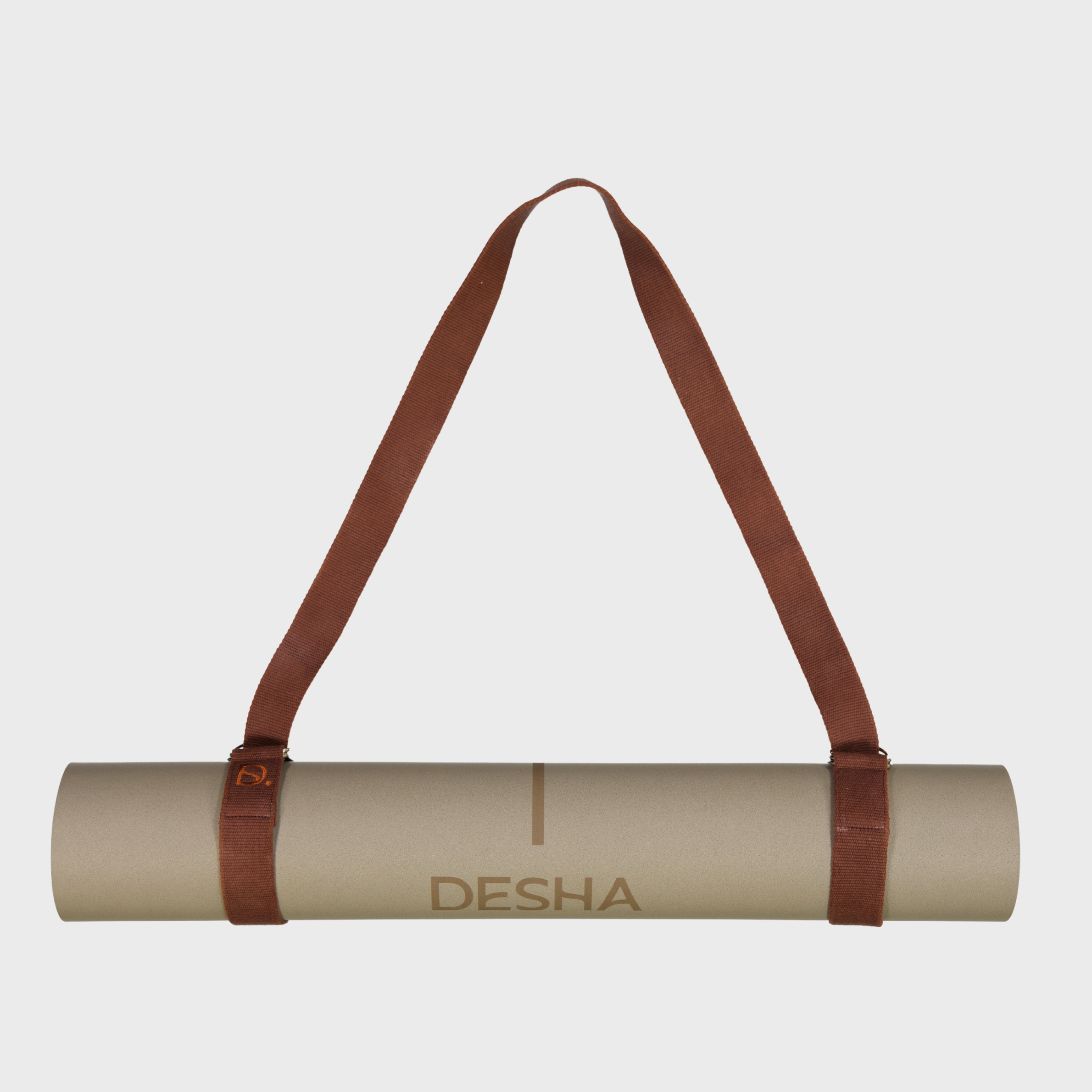 Yoga strap + mat carrier ~ Chocolate