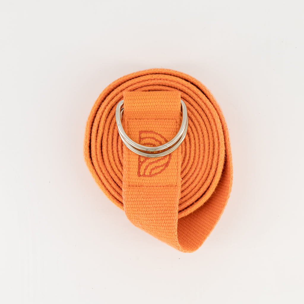 Yoga strap ~ Burnt orange