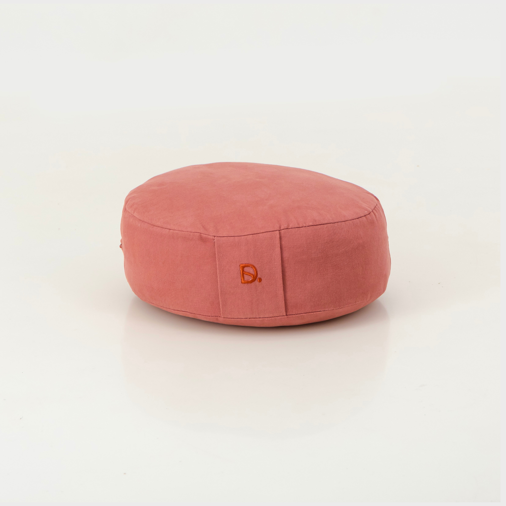Meditation cushion ~ Rose Clay