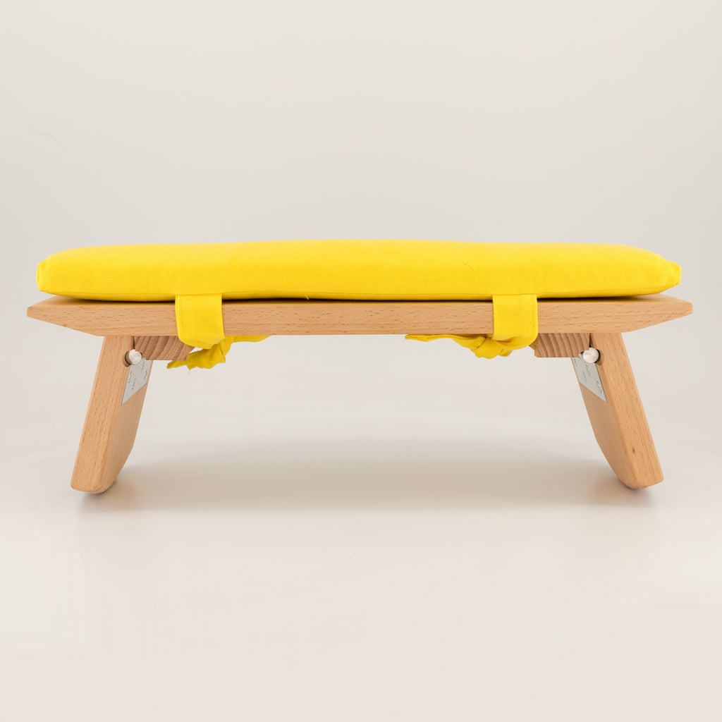 Meditation bench ~ Sunshine yellow