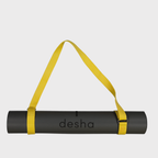 Yoga strap + mat carrier ~ Sunshine yellow